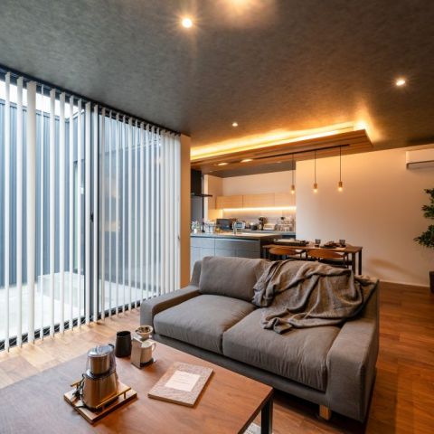 間接照明が美しく灯る平屋の家 アイキャッチ画像