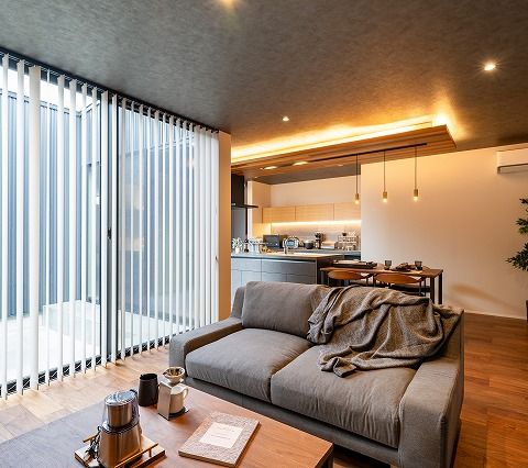 間接照明が美しく灯る平屋の家 アイキャッチ画像